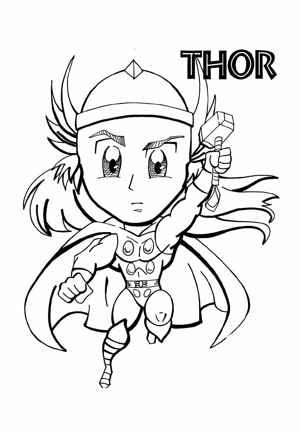 Desenho de Thor Baby