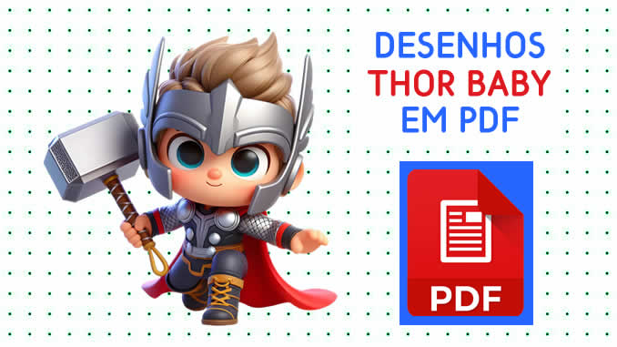 Desenhos de Thor Baby em PDF