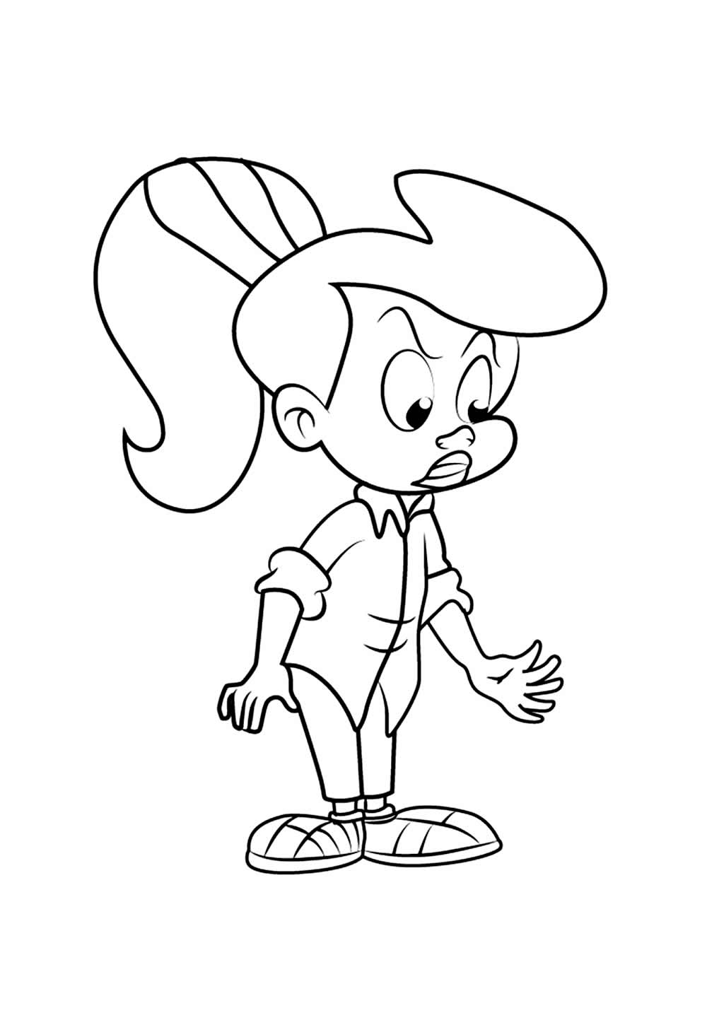 Desenho de Tiny Toons para pintar