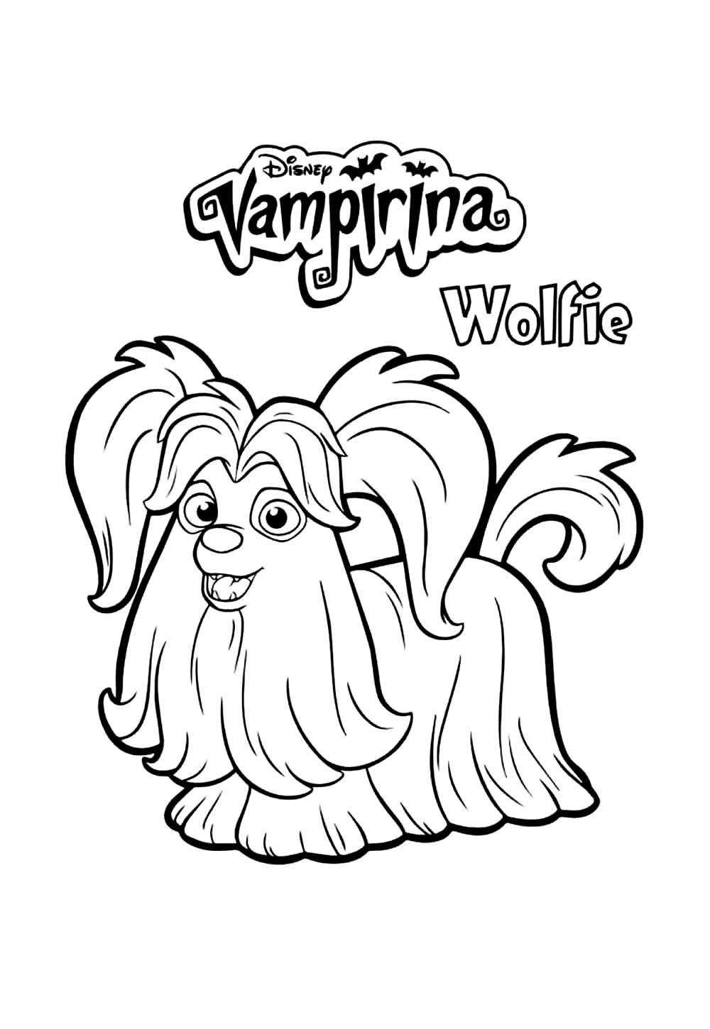 Vampirina para colorir