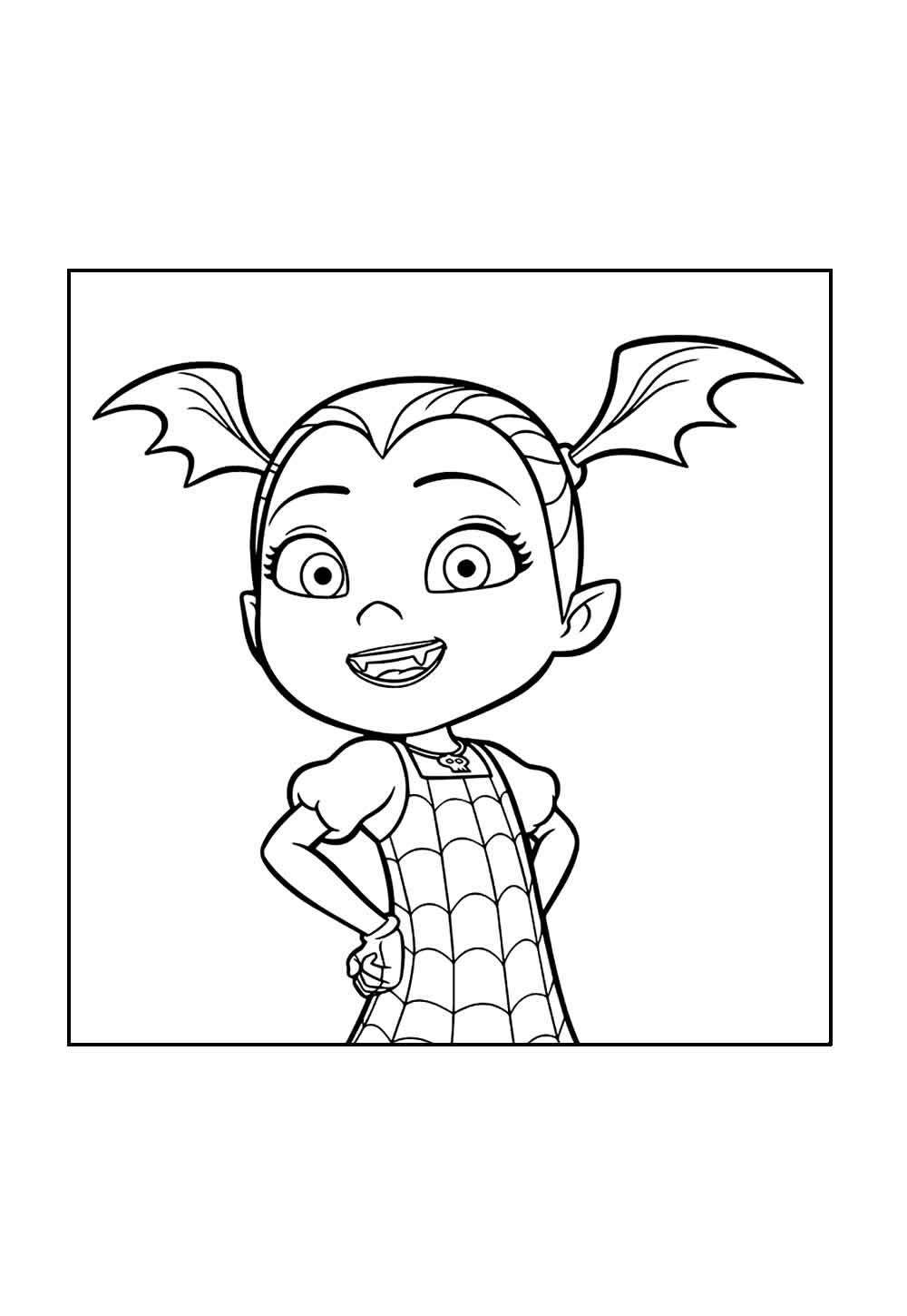 Vampirina para colorir