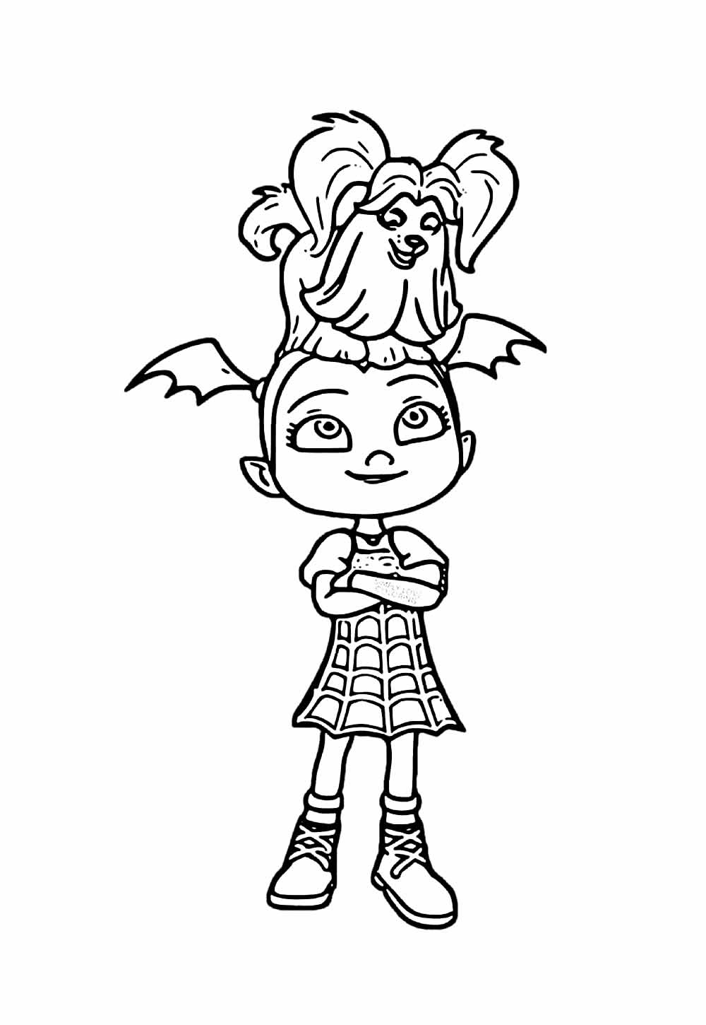 Desenhos da Vampirina para colorir