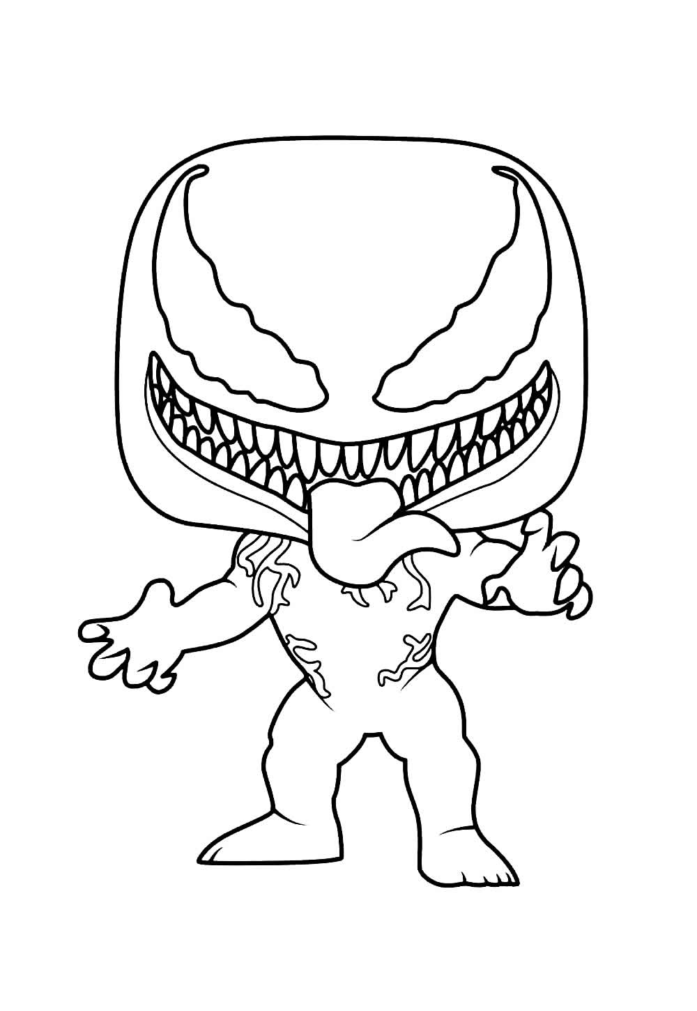 Desenho de Venom Baby