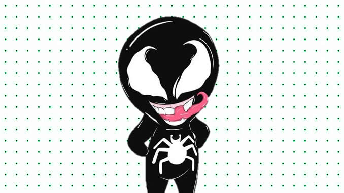 Desenhos de Venom Baby para colorir