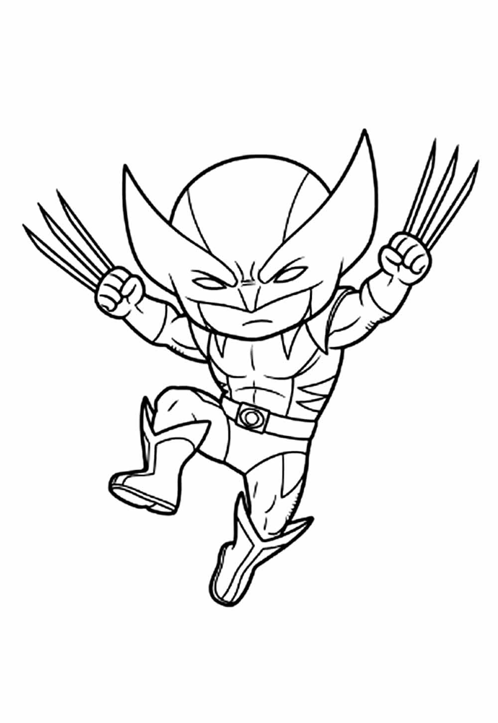 Desenho de Wolverine Baby