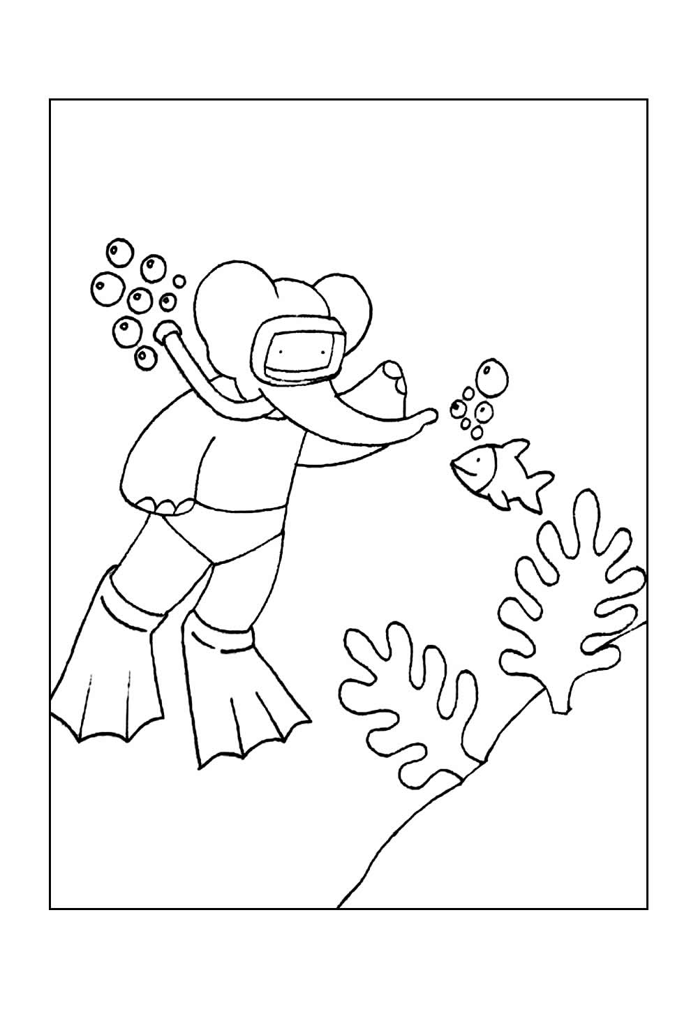 Desenho Babar Pintar