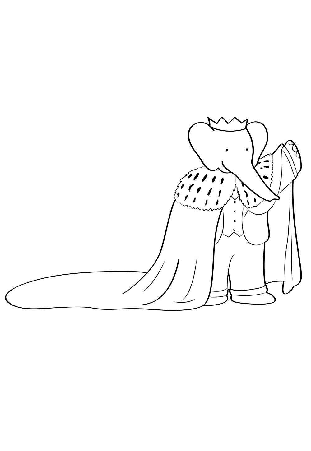 Desenho Babar Colorir