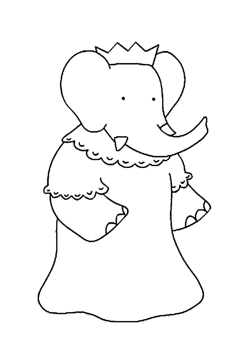 Desenho Babar Colorir