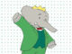 Desenhos do Babar para colorir