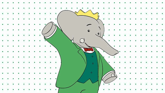 Desenhos do Babar para colorir