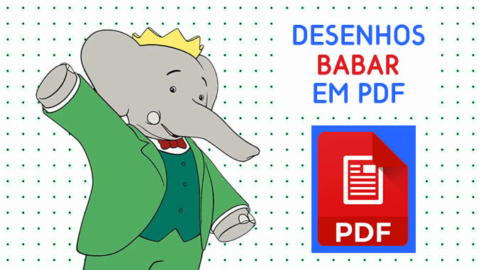 Desenhos do Babar em PDF