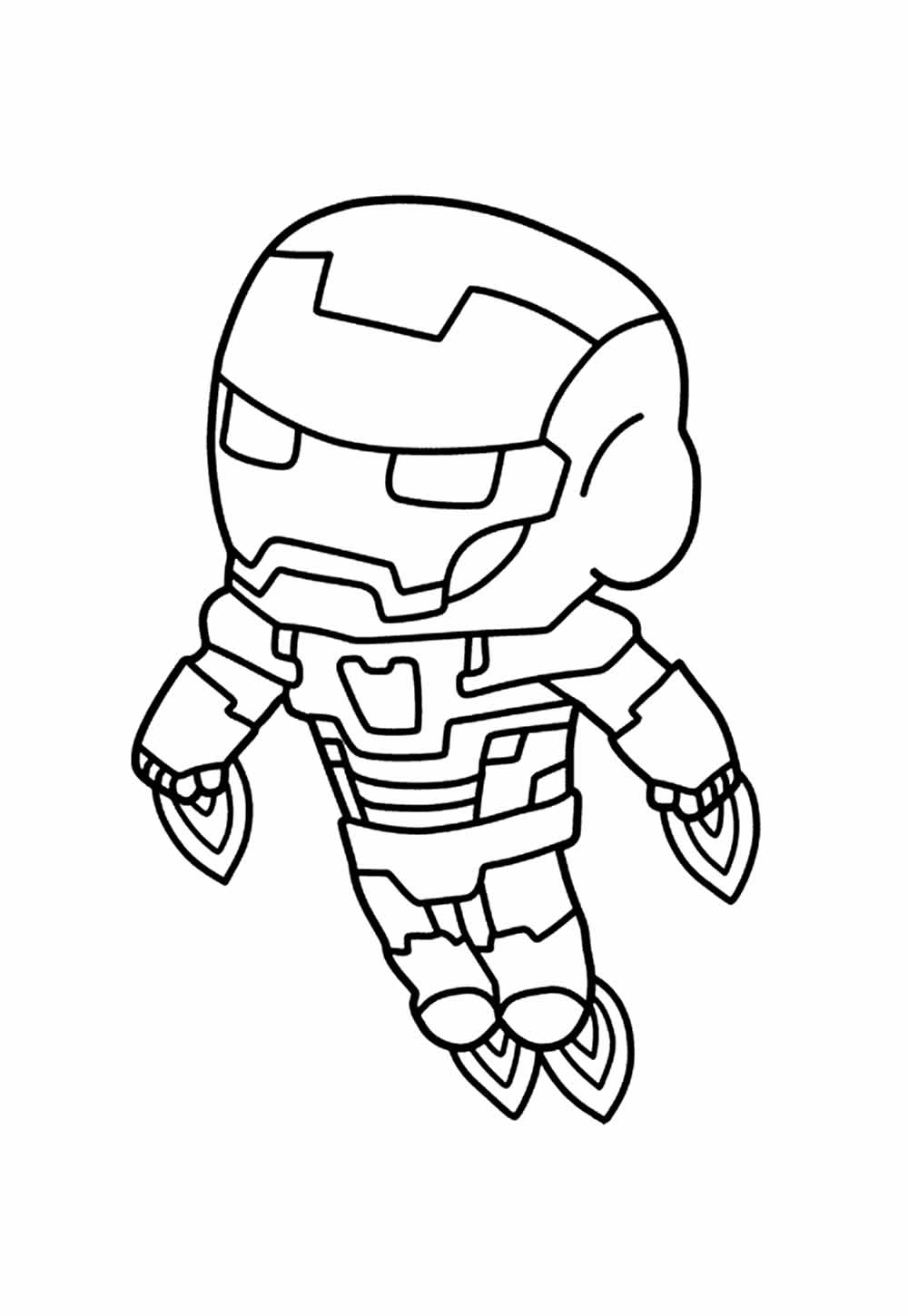 Desenho do Homem de Ferro Baby