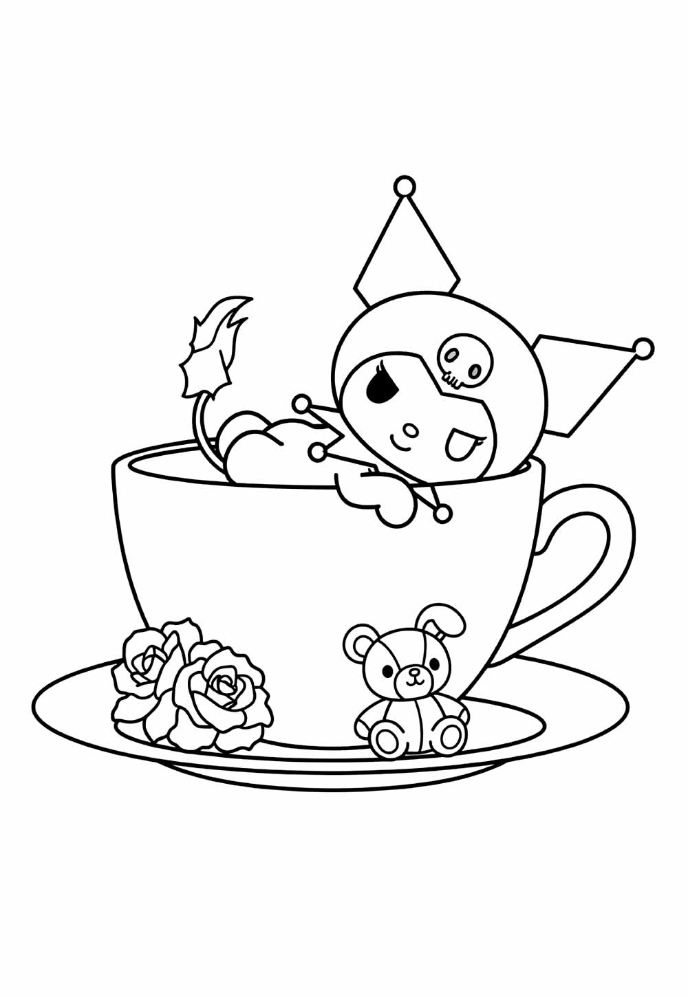 Desenhos Kuromi Colorir