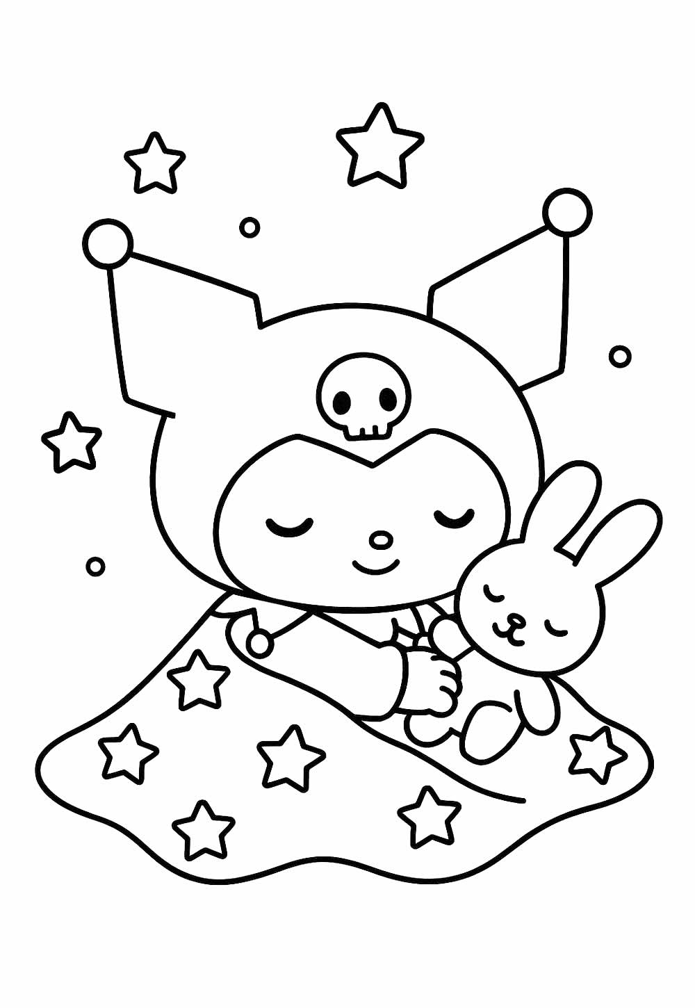 Desenho para Colorir da Kuromi