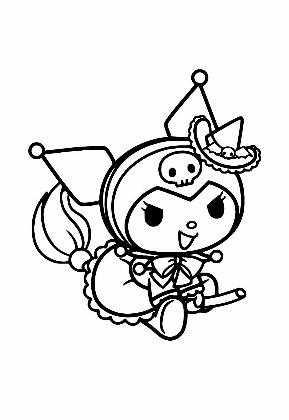 Desenho para Colorir da Kuromi