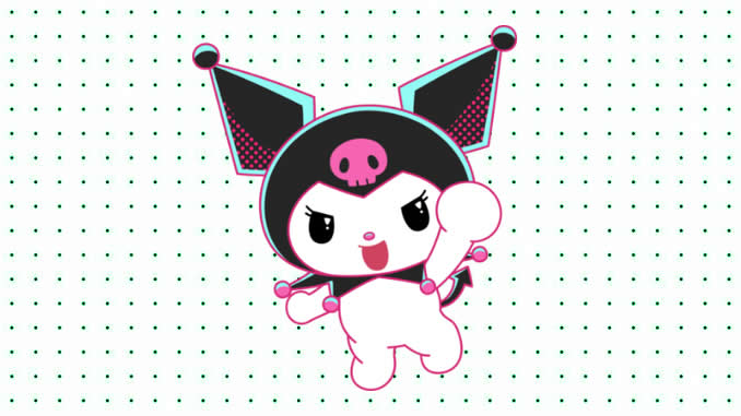 Desenhos da Kuromi para colorir