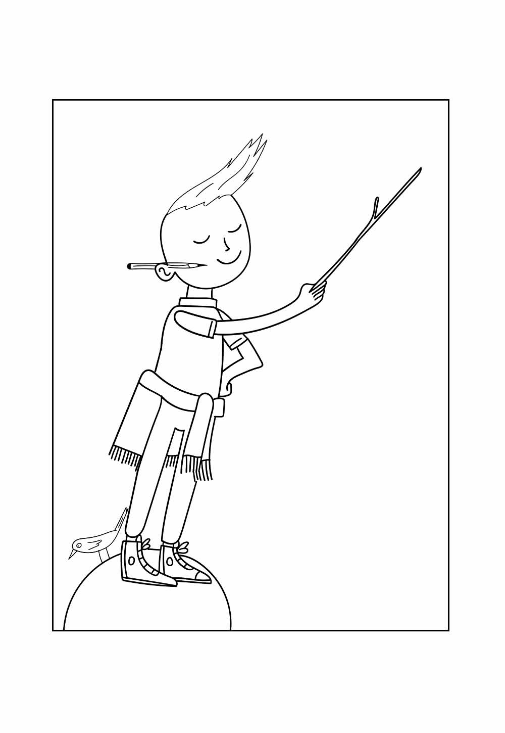 Desenho da Ada Batista para colorir