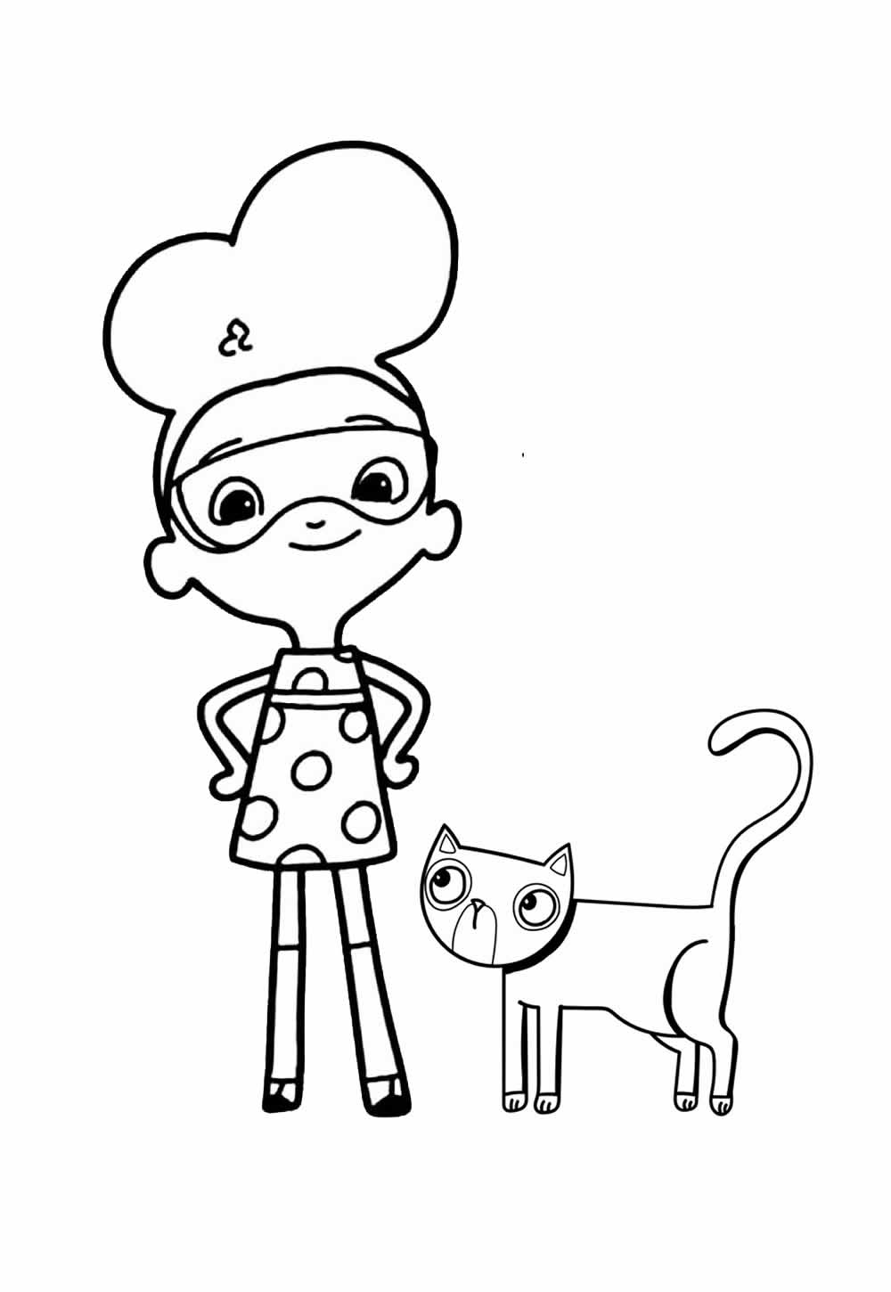 Desenho da Ada Batista para colorir