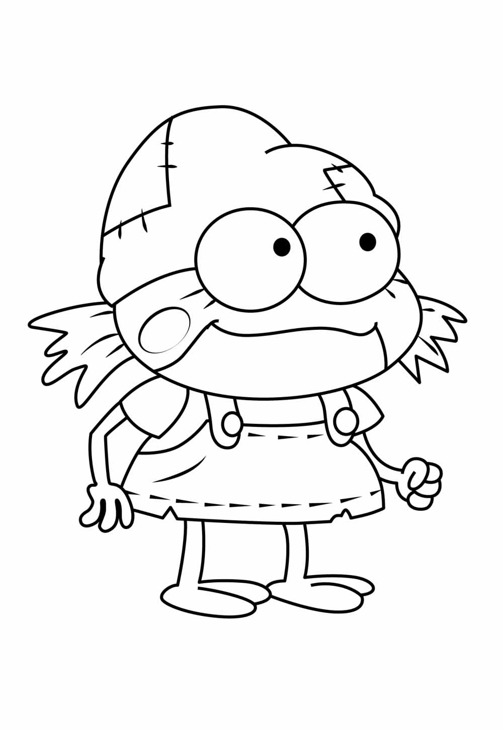 Desenho de Amphibia para Colorir