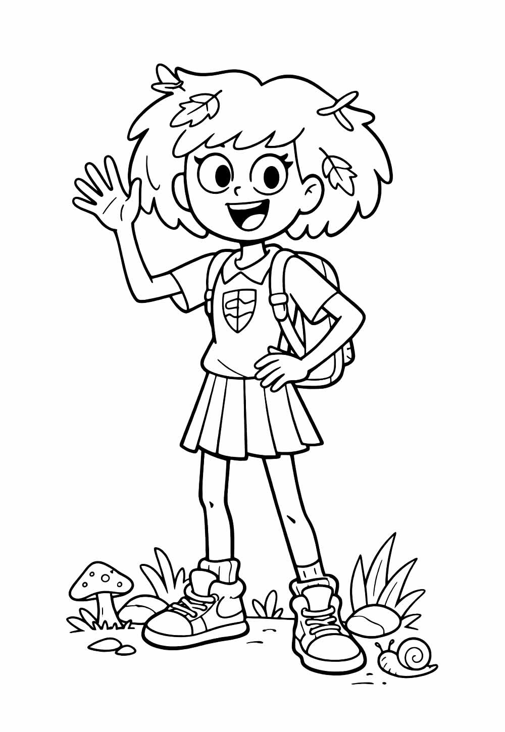 Desenho Amphibia Colorir