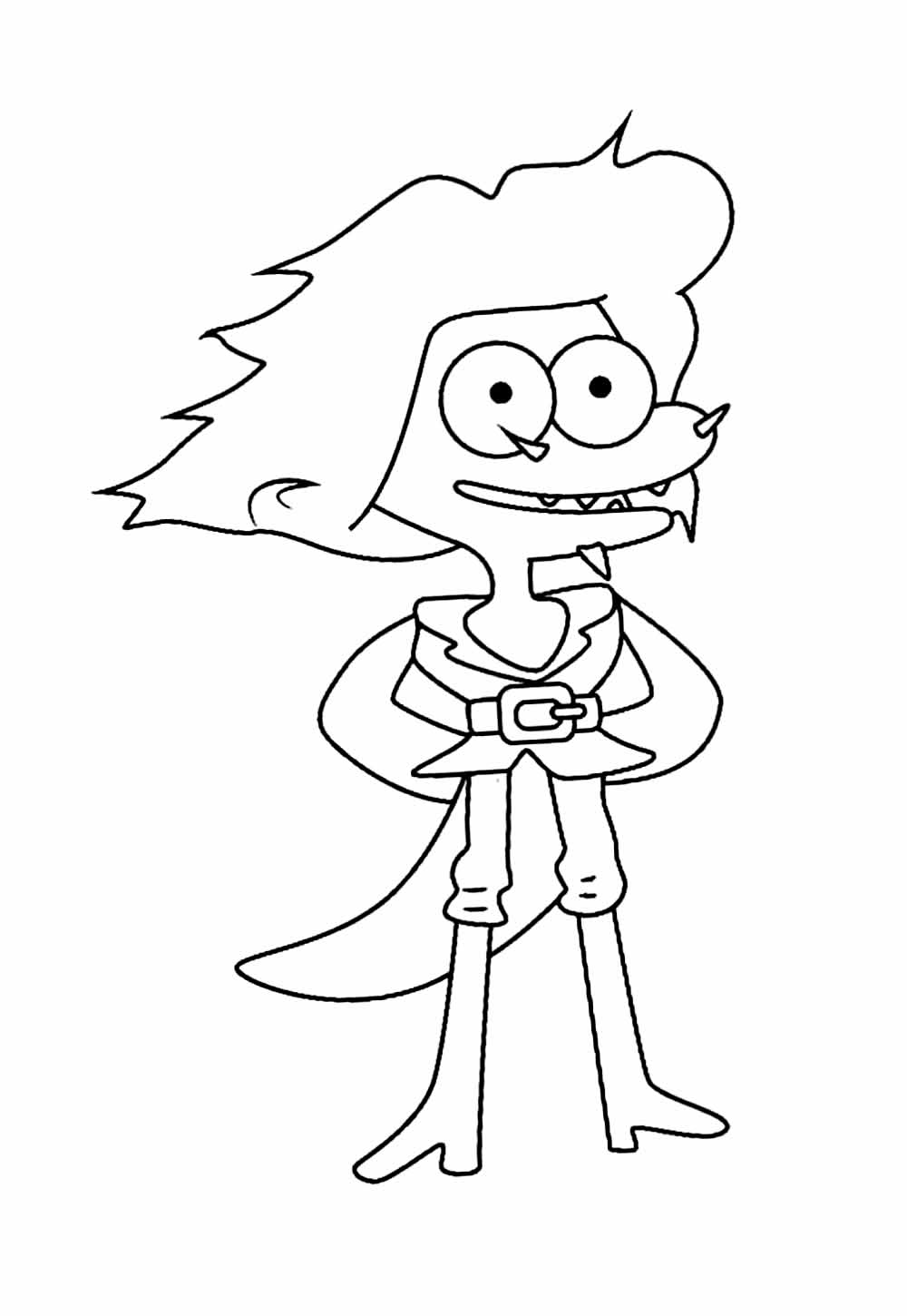 Desenho de Amphibia para Colorir
