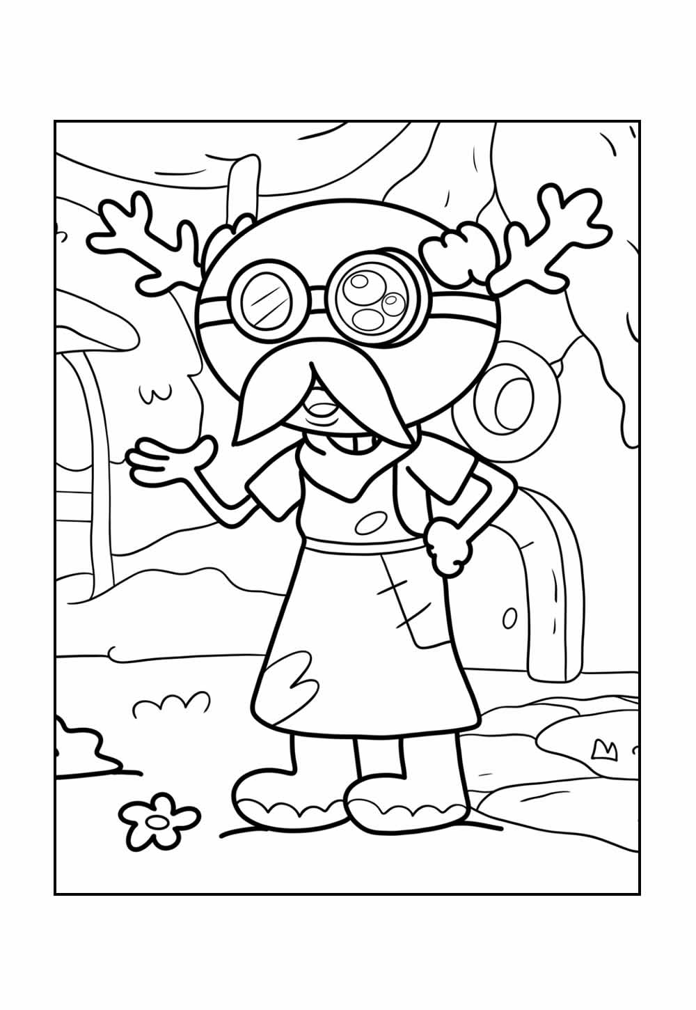 Desenho Amphibia Colorir