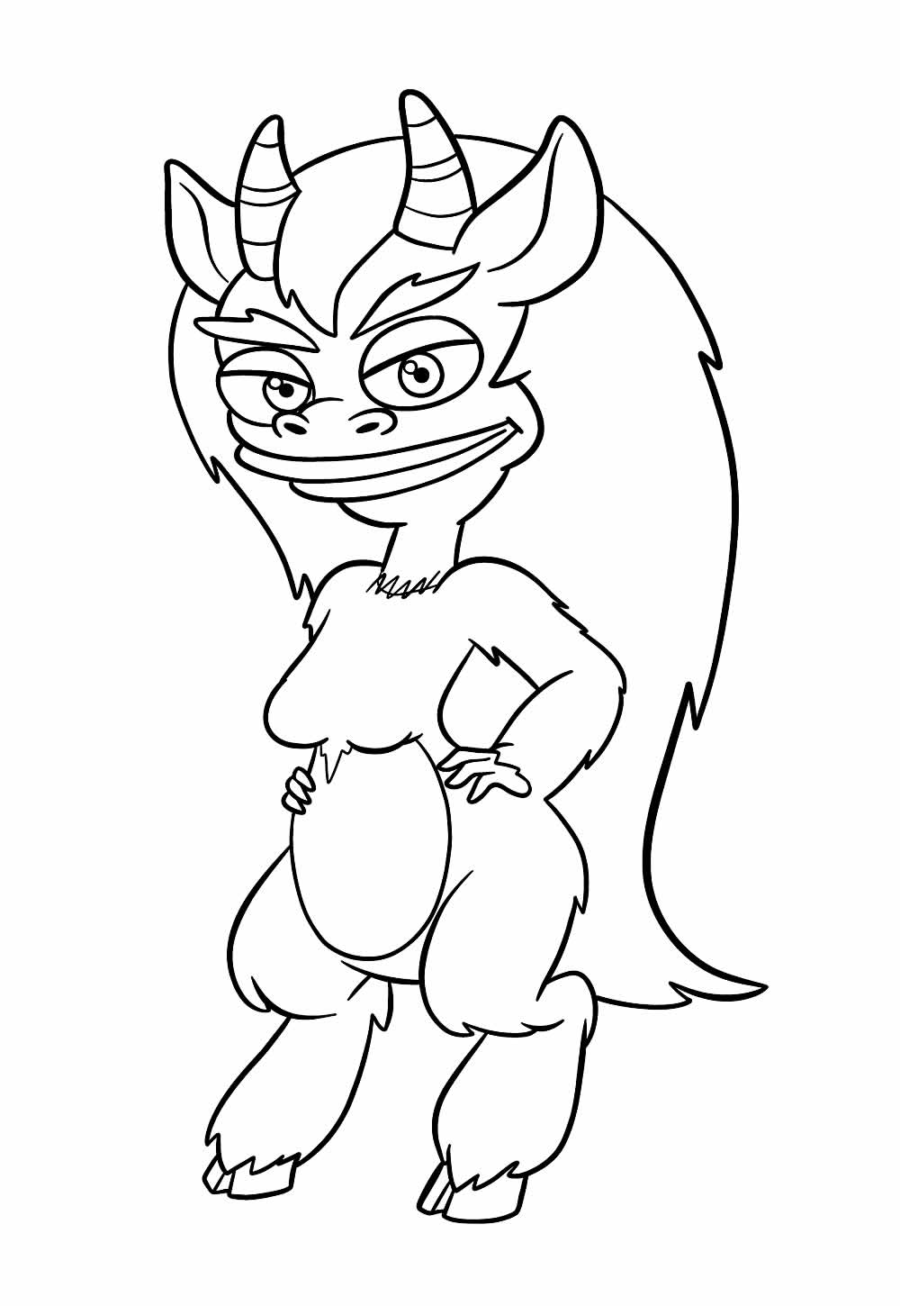 Desenho de Big Mouth para colorir