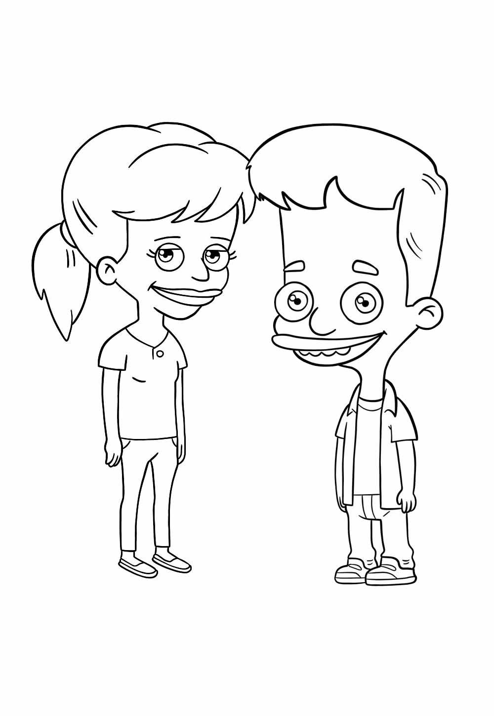Desenho de Big Mouth para colorir