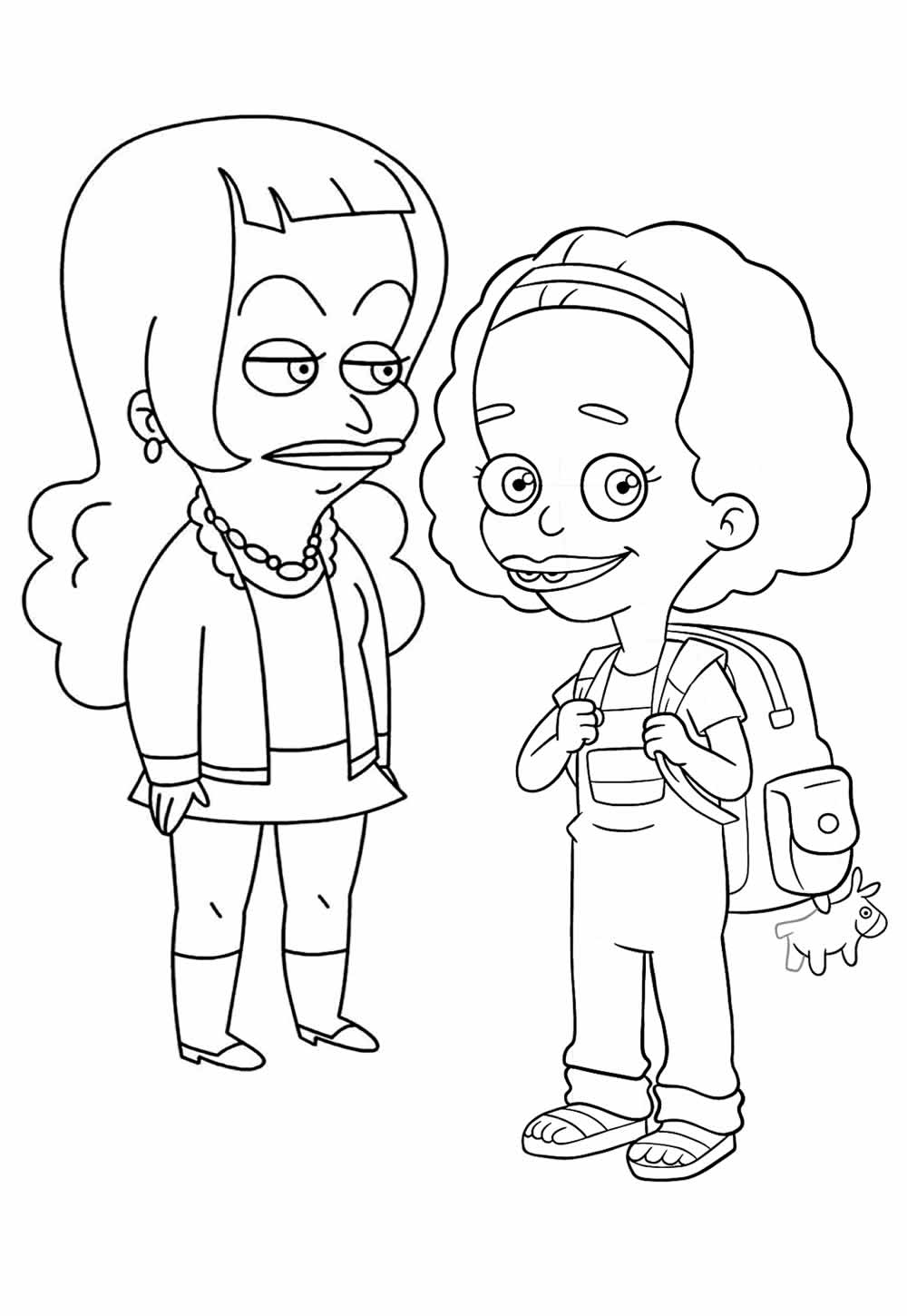 Big Mouth para colorir