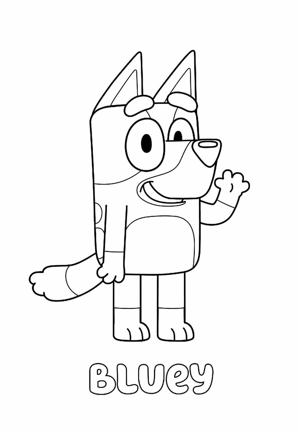 Desenho do Bluey