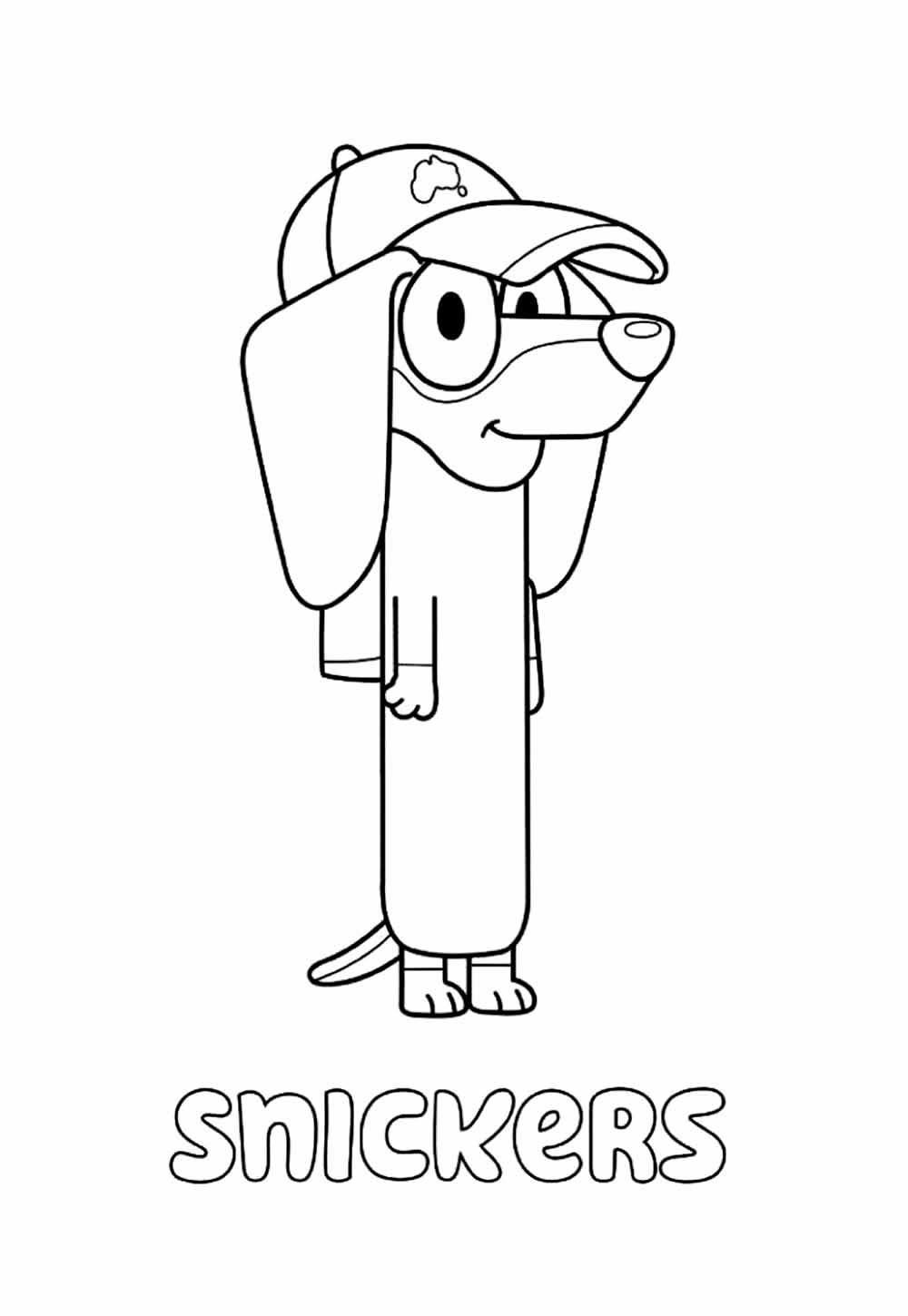 As Aventuras de Bluey para colorir e pintar