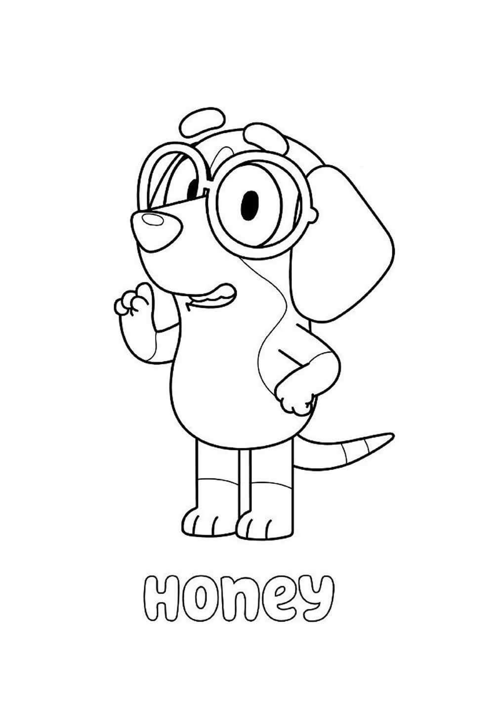 Desenhos de As Aventuras de Bluey