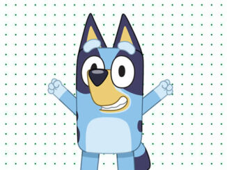 Desenhos de Bluey para colorir