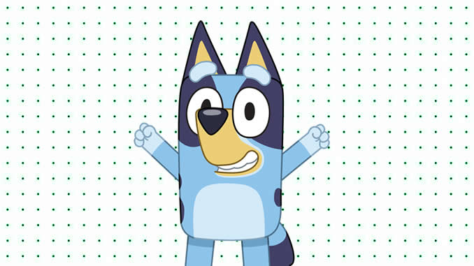 Desenhos de Bluey para colorir