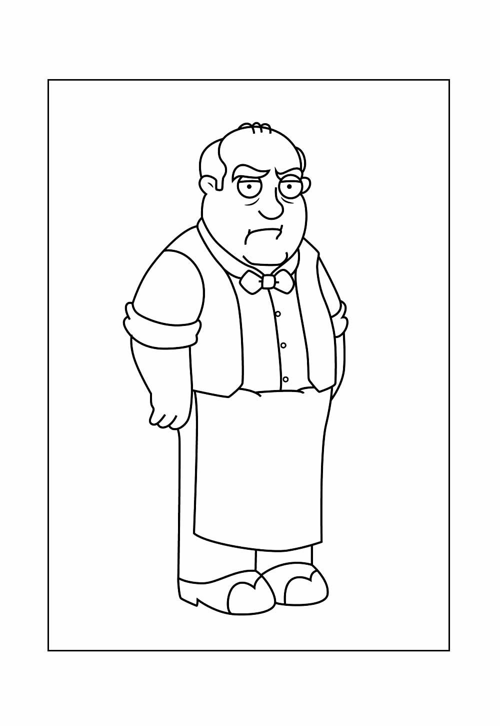 Desenho de Family Guy para colorir