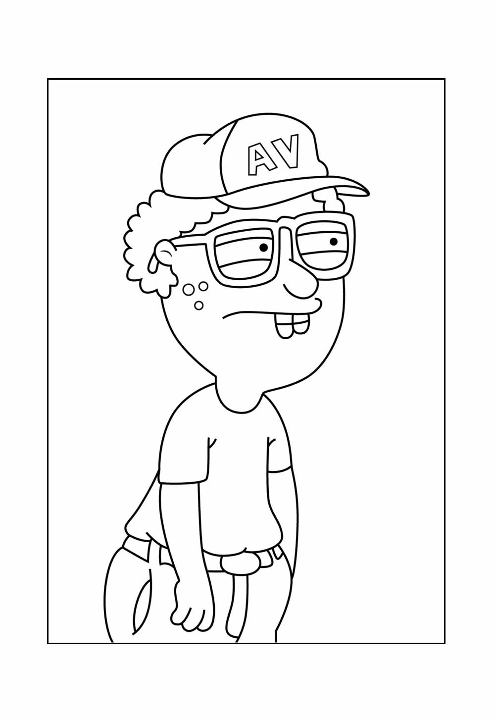 Desenho de Family Guy para pintar