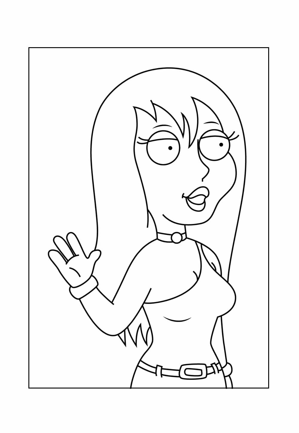 Desenho de Family Guy para colorir