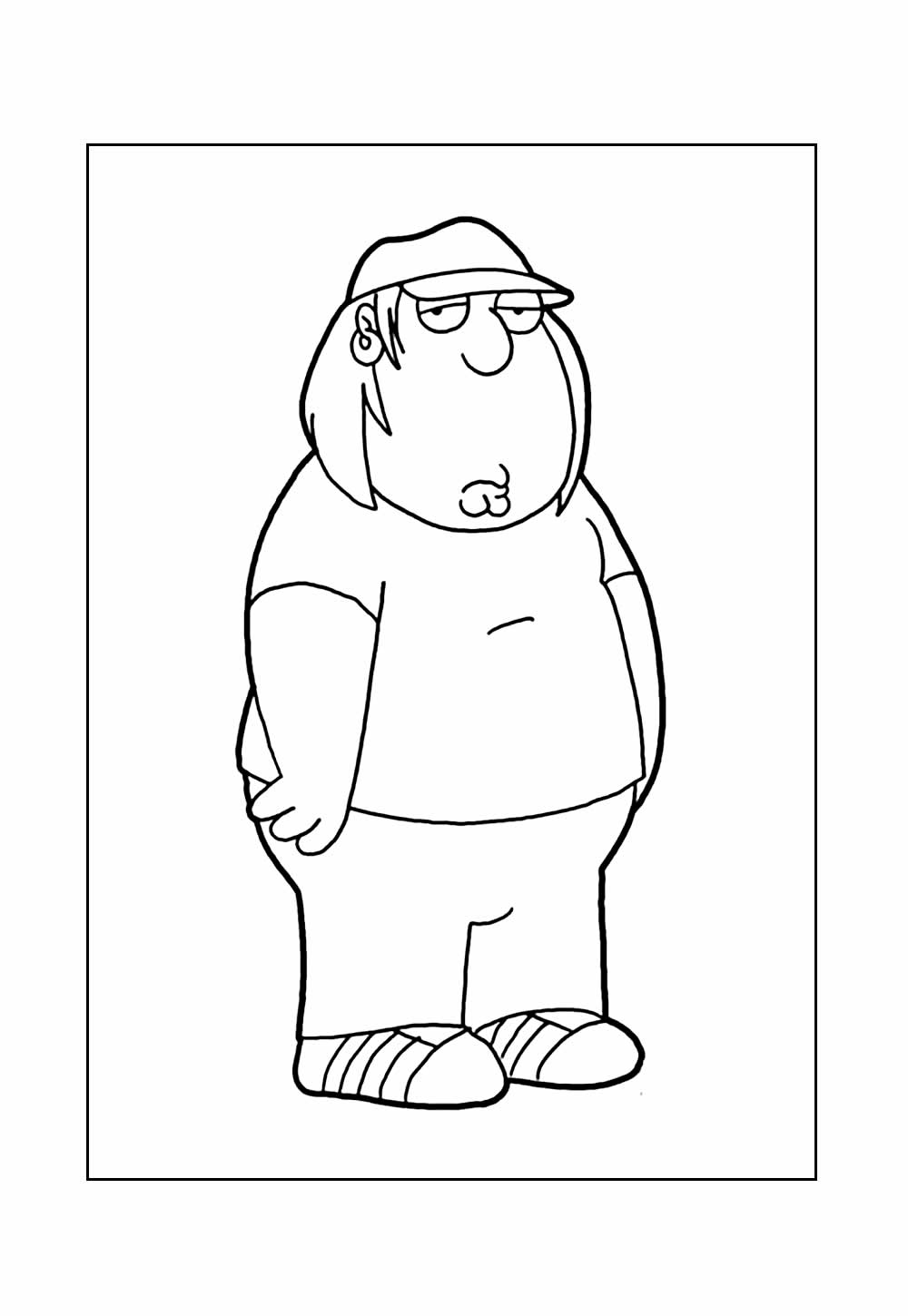Desenho de Family Guy para colorir