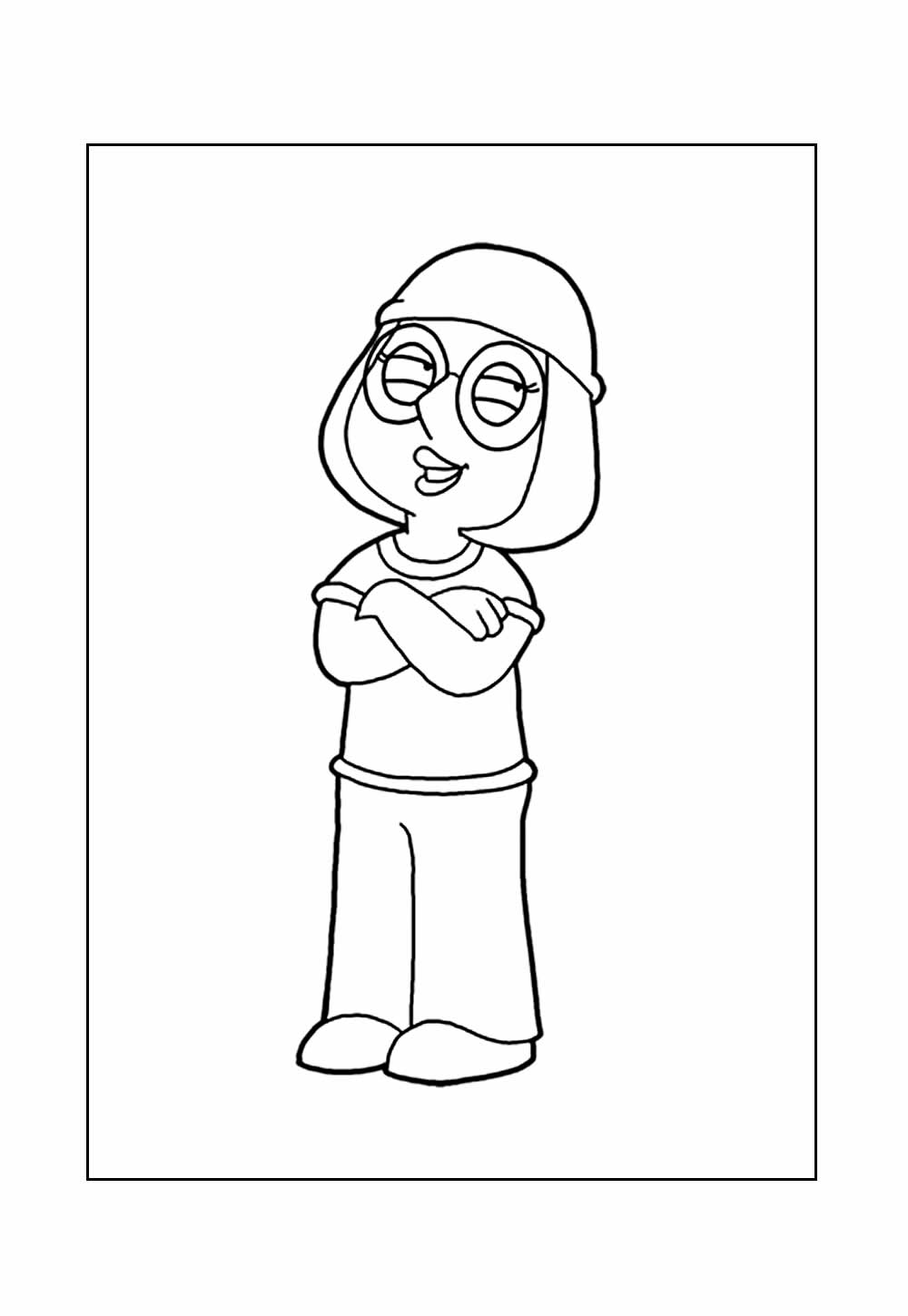 Desenho de Family Guy para colorir