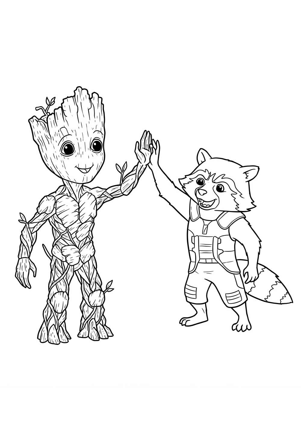 Desenho do Groot
