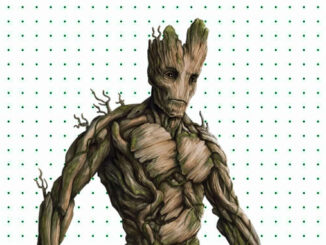 Desenhos do Groot para colorir