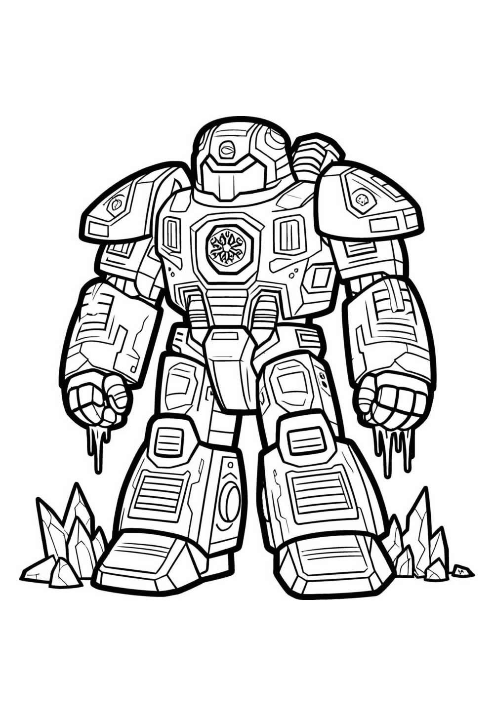 Hulkbuster para colorir