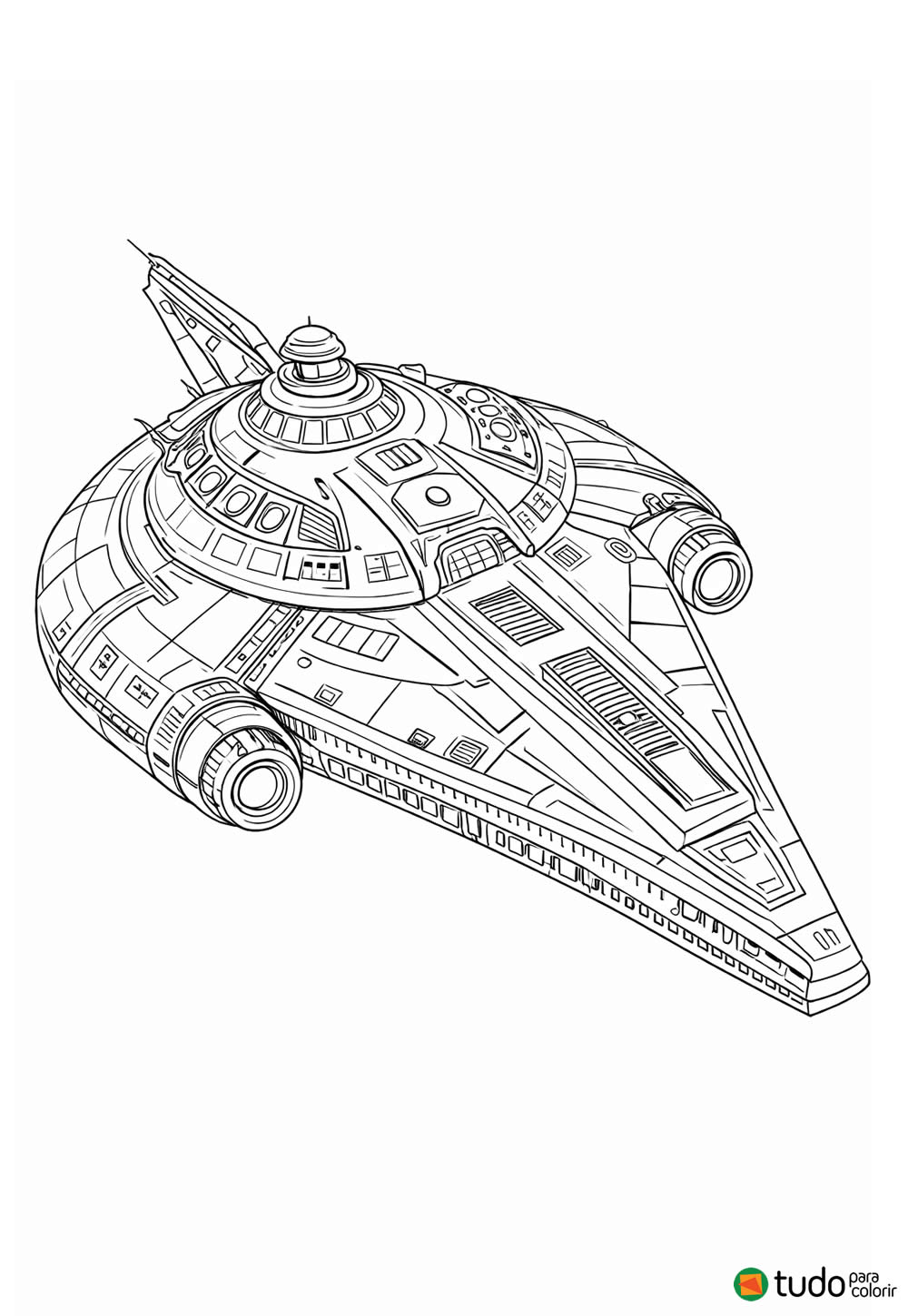 Desenho de Nave Espacial