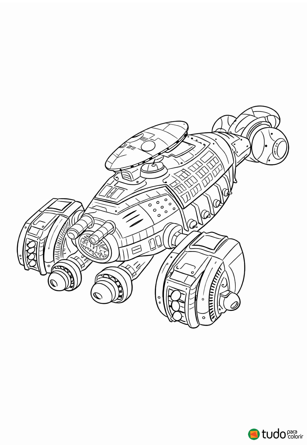 Desenho de Nave Espacial