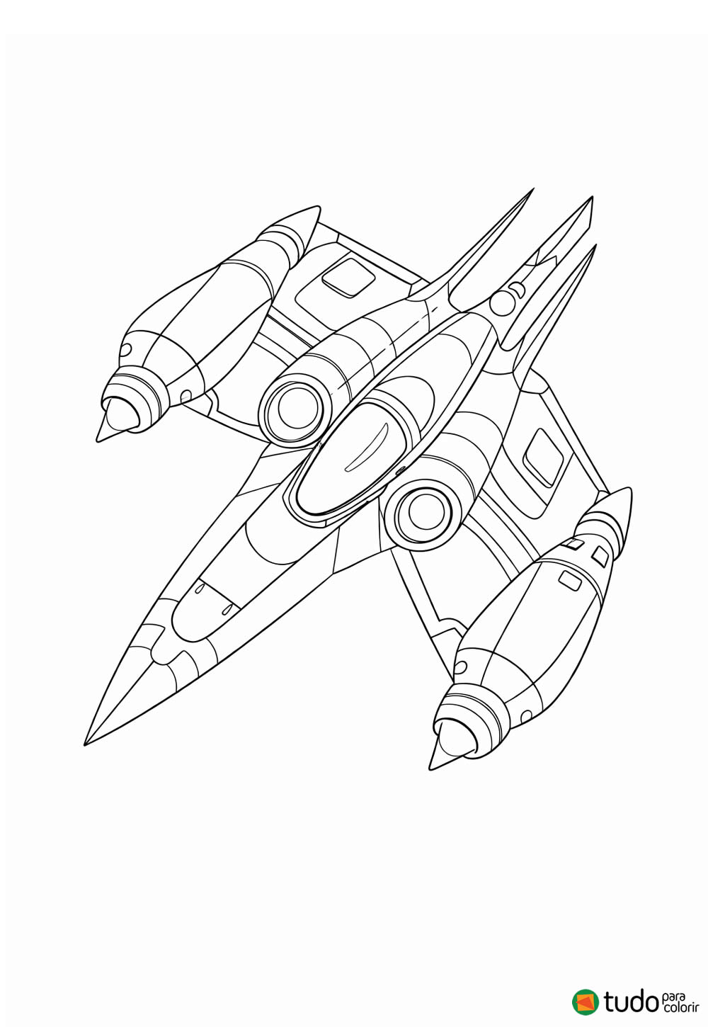 Desenho de Nave Espacial