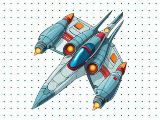 Desenhos de Naves Espaciais para colorir