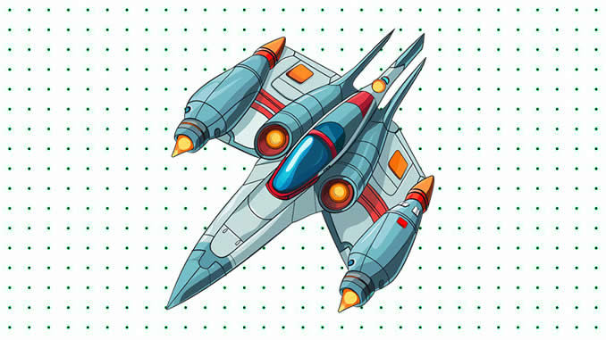 Desenhos de Naves Espaciais para colorir
