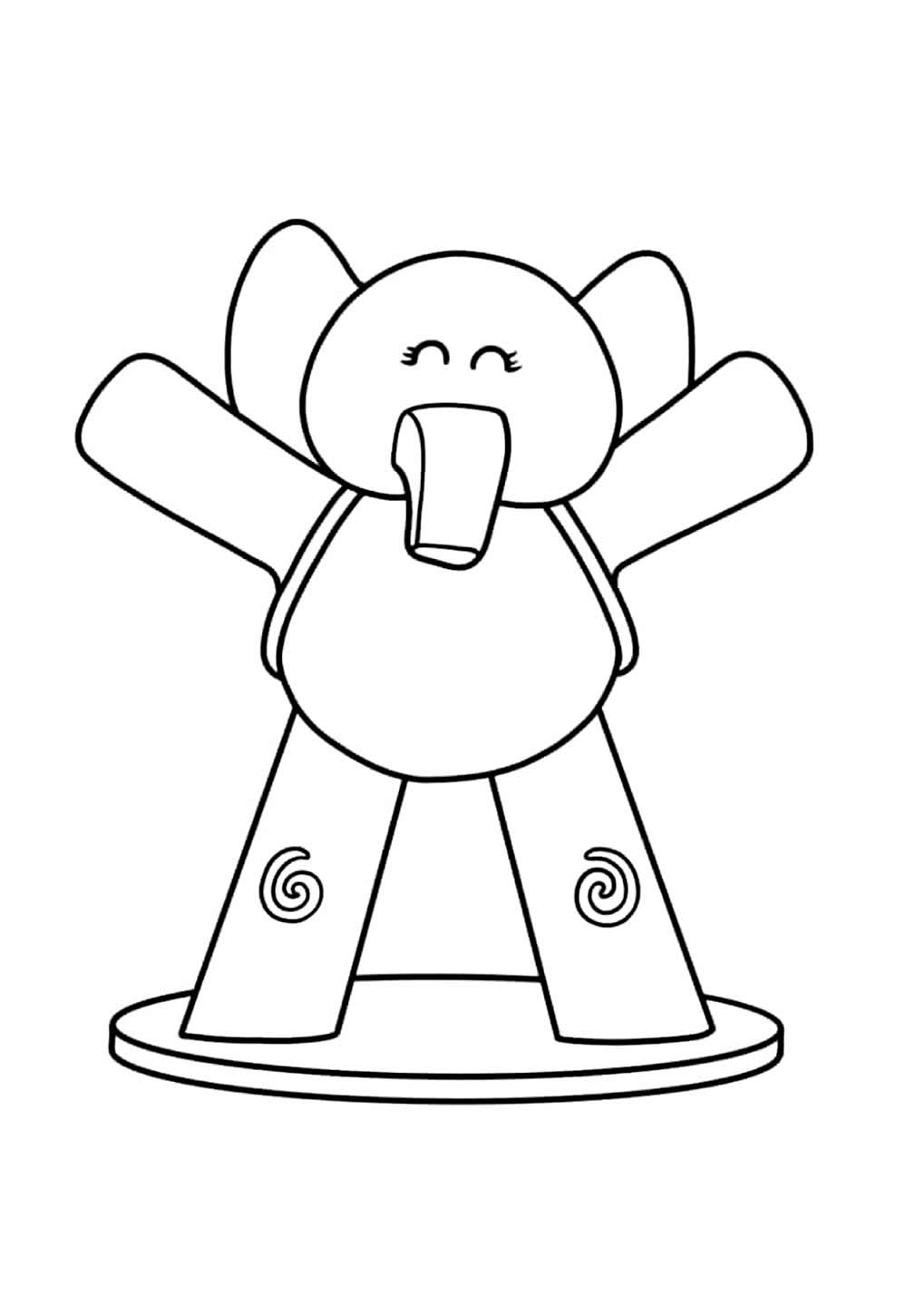 Desenho de Pocoyo para colorir