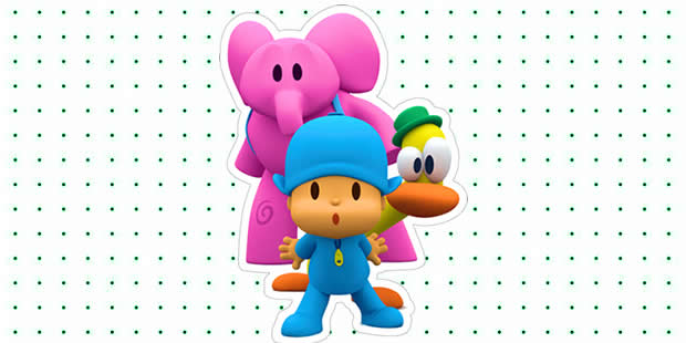 Desenhos de Pocoyo para colorir