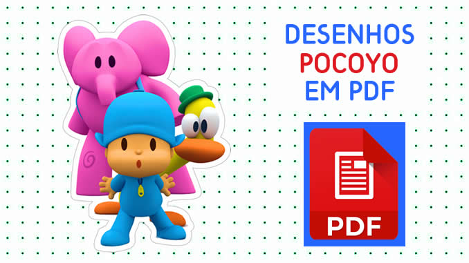 Desenhos de Pocoyo em PDF